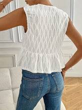 Tied Front Round Neck Tank
