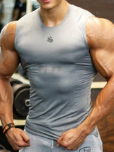 Men's Plus Size Round Neck Tank