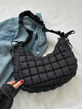 Bubble Texture Ruched Strap Quilted Shoulder Bag Shoulder Bags