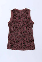 Printed Round Neck Tank Tanks & Camis