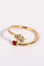 Constellation Stainless Steel Bypass Ring Aguarius One Size