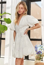 ADORA Puff Sleeve Floral Dress Casual Dresses