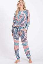 BiBi Tie Dye French Terry Casual Pants