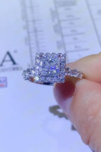 Adored 1 Carat Moissanite Square Ring Rings