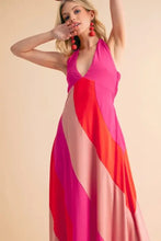 Aemi+Co Color Block Sleeveless Maxi Dress Casual Dresses