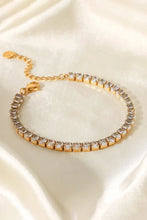Inlaid Zircon 18K Gold Plated Bracelet Necklaces