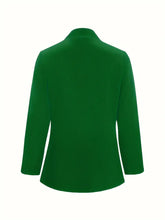 Open Front Long Sleeve Jacket Woman Outerwear