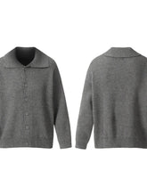 Men's Button Up Ribbed Cardigan