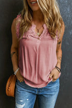 Frill Notched Sleeveless Tank Tanks & Camis