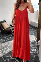 Devine Backless Maxi Cami Dress with Pockets Maxi Dresses