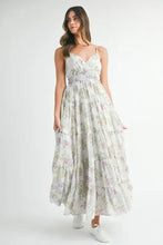 MABLE Floral Print Tiered Cami Maxi Dress Casual Dresses