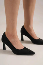 Beast Fashion Faux Suede Point Toe Pumps woman pumps
