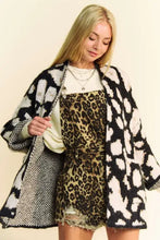 Dani Leopard Open Bold Sleeve Cardigan with Leopard Print Dress