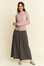 Dani Long Sleeve Pink Lace Sheer Top for Women
