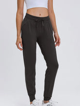 Dark Gray Athletic Joggers for Women with Pockets Machine Washable Dark Gray