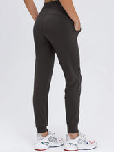 Dark Gray Athletic Joggers for Women with Pockets Machine Washable