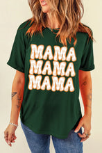 Dark Green Mama Graphic T-Shirt for Women Dark Green