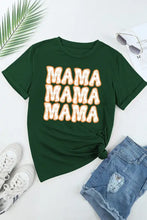 Dark Green Mama Graphic T-Shirt for Women Woman T Shirts