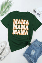Dark Green Mama Graphic T-Shirt for Women
