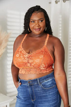 JadyK Juliette Full Size Crisscross Lace Bralette Bras