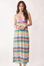 Davi & Dani Multi Color Crochet Lace Midi Dress Woman Casual Dress