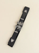 Double Buckle PU Leather Belt Belts