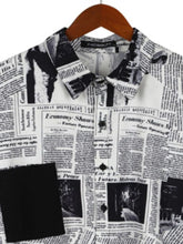 Men's Full Size Contrast Sleeve Button-Up Shirt Plus Size
