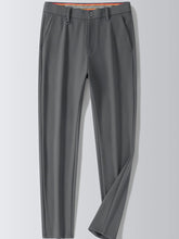 Men's Slim Fit Pants with Pockets Dark Gray