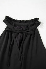 Pinched V Neck Tie Loose Tank Top Tanks & Camis