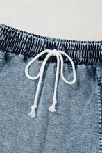 Drawstring High Waist Pocketed Denim Shorts Denim Shorts