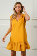 BiBi Ruffled French Terry Hooded Dress Casual Dresses