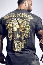 Men's Plus Size Round Neck Short Sleeve T-Shirt Dark Gray