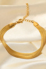 Triple-Layered Snake Chain Bracelet Necklaces