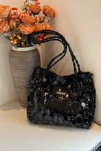 Sequin Braided Strap Shoulder Bag Shoulder Bags