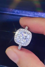 3 Carat Moissanite 925 Sterling Silver Square Ring White Rings