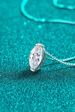 1 Carat Moissanite 925 Sterling Silver Necklace Necklaces