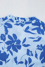 Floral Print Tiered Frilled Trim Flutter Sleeve Dress Woman Casual Dress