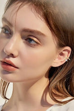 Moissanite 925 Sterling Silver Cuff Earrings Earrings
