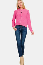 Zenana Button Down Long Sleeve Sweater Cardigan Woman Outerwear