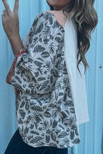 Desert Patchwork Floral Kimono Top for Women Woman T Shirts