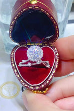 1 Carat Moissanite Platinum-Plated Ring Rings