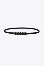 Iron Skinny Belt Black One Size Belts