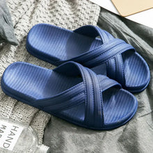 Open Toe Platform Slippers Blue Woman Slippers