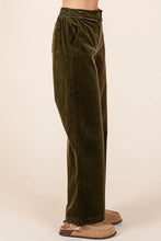 Mittoshop Corduroy Back Elastic Waist Pants