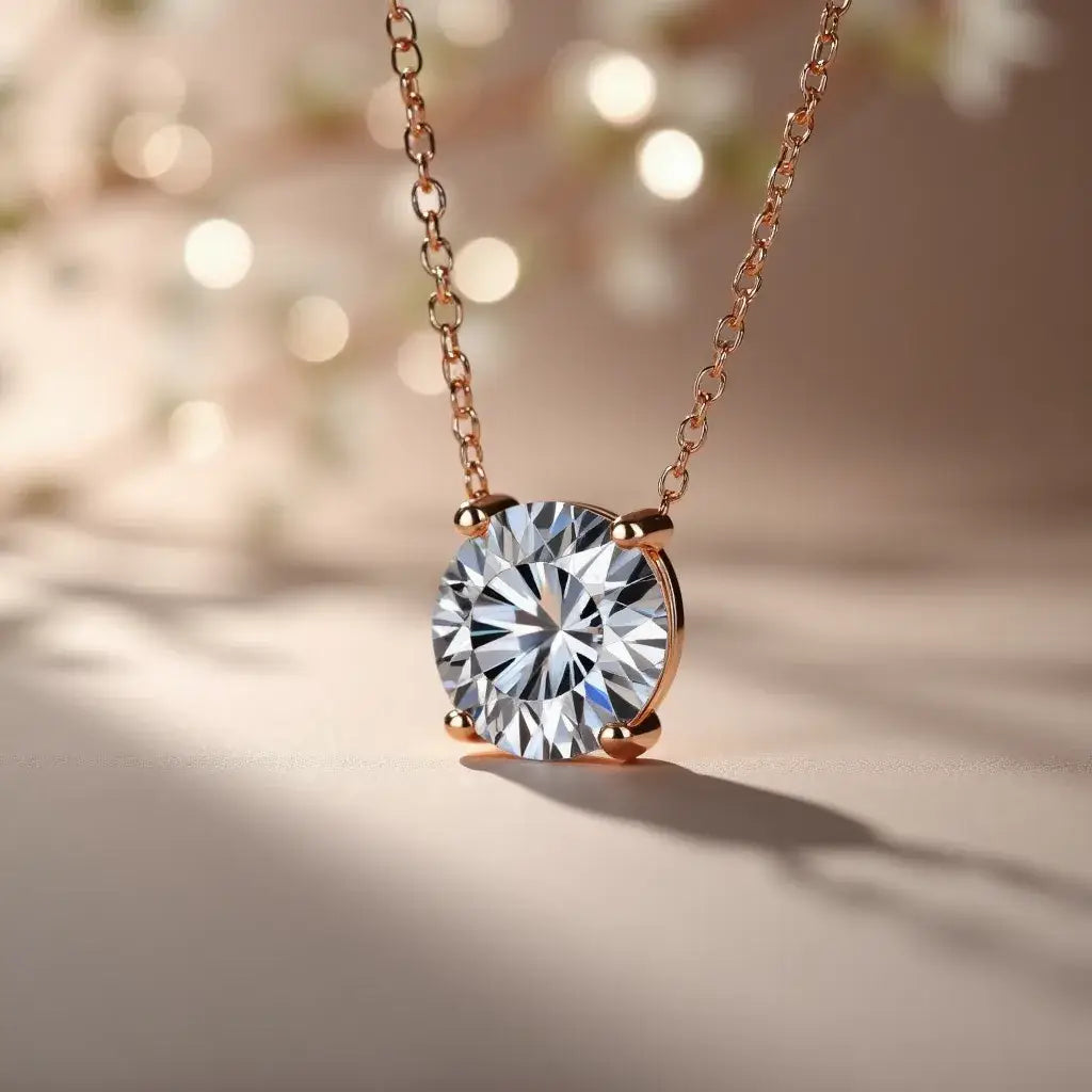 Eleve o Seu Estilo com o Colar de Moissanite de 1 Quilate da Hipomarket