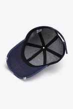 Distressed Adjustable Baseball Cap Hats