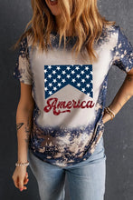 Distressed American Flag T-Shirt for Women