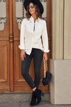 Jeansjacke mit Druckknöpfen im Used-Look für Damen, Oberbekleidung
