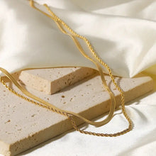 Double Layered Chain Necklace Fashion Jewelry