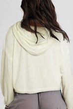 Drawstring Drop Shoulder Long Sleeve Hoodie Woman Sweatshirts